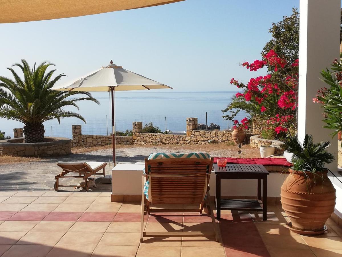 Tranquil Villa With Sea View In Ammopi Karpathos Амупи Экстерьер фото